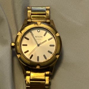 Nixon Camden Bracelet Watch All Rose Gold Diamond